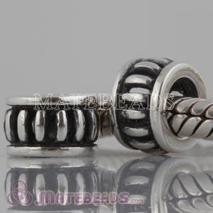 European spacer sterling silver beads