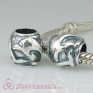 European sterling silver Dolphin beads