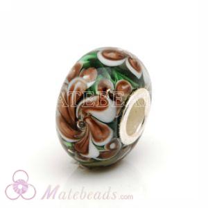 Brown Hawaii Lampwork Glass beads