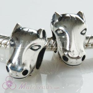 2010 Latest silver European Horse beads