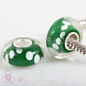 Environmental Lampwork glass beads fit European, Largehole Jewelry, bighole Jewelry Bracelets
