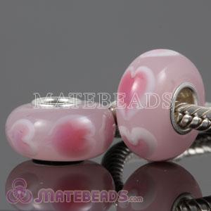 High Quality Lampwork Glass Love Beads fit European Lovecharmlinks Jewelry