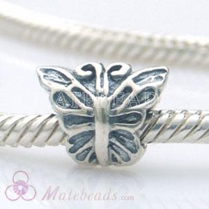 Antique Silver Butterfly Charms
