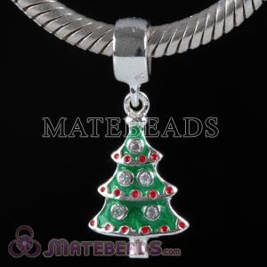 European style christmas tree charm beads