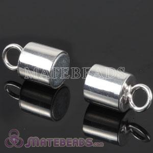 Dia 6.5mm Cylinder Sterling Silver Magnetic Clasp