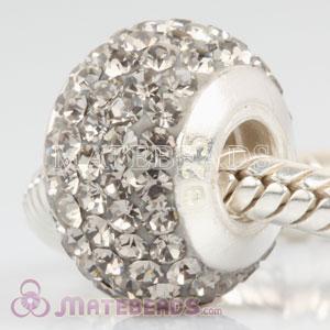 Austrian crystal Silver Beads 925 Stamped Screw Core European Compatible