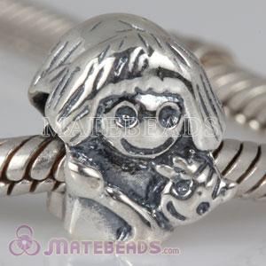 Sterling Silver mother and child bead charms
