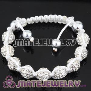 Wholesale Sambarla Bracelets Silver Crystal Ball Beads