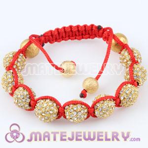 Wholesale Sambarla Bracelets Gold Crystal Ball Beads