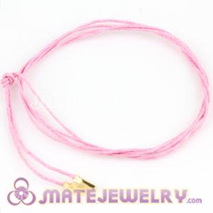 Poly Cord Bracelet with Gold Plated Silver Ends