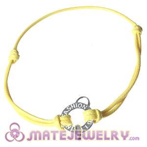 2012 Fashion Yellow Sterling Silver Tscharms Club Bracelets 