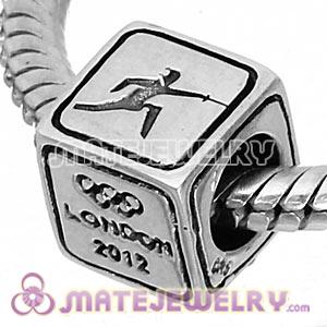 Sterling Silver European Fencing Beads London 2012 Olympics Charms