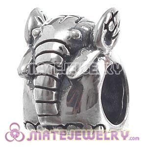 Wholesale European Sterling Silver Elephant Charms Bead 
