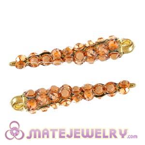 Wholesale 34mm Basketball Wives Resin Crystal Spike Earring Beads 
