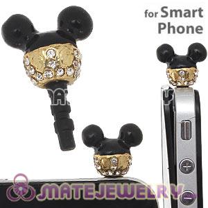 Alloy Disney Character Mickey Mouse Earphone Jack Plug Fit iphone 