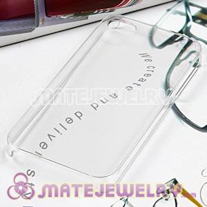 Clear Plastic Protective Back Cases For iPhone 4 iPhone 4S Wholesale
