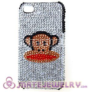 Cute Crystal Paul Frank Back Cover Cases For iPhone 4 iPhone 4S 