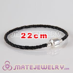 black European leather bracelet