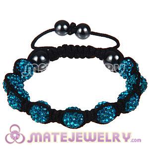 Wholesale Bargain Price Handmade Pave Blue Crystal TresorBeads Bracelets