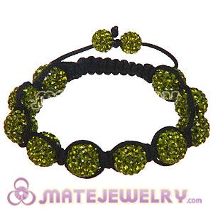 Wholesale Bargain Price Handmade Pave Olivine Crystal TresorBeads Bracelets
