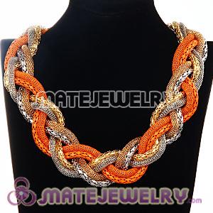 Fashion Rock Punk Multi Strand Chunky Braided Snake Chain Collar Necklaces