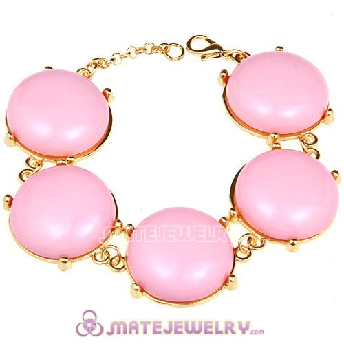 Hot Sale Resin Bead Pink Bubble Bracelets Wholesale