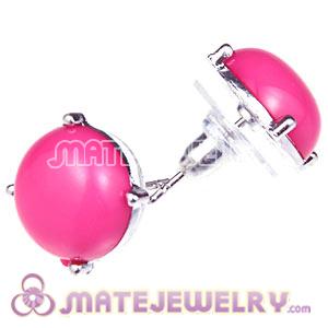 Fashion Silver Plated Roseo Bubble Stud Earring Wholesale