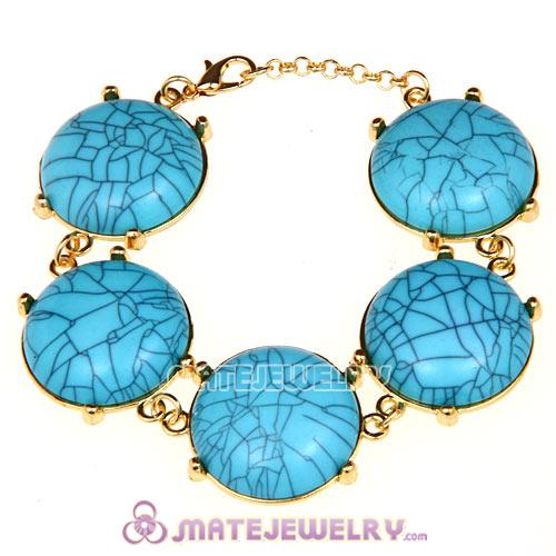 Hot Sale Resin Bead Turquoise Bubble Bracelets Wholesale