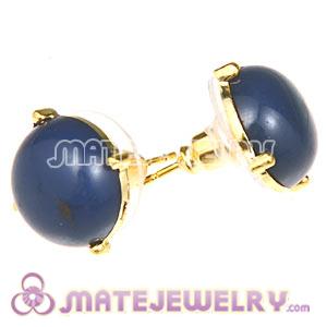 Fashion Gold Plated Navy Bubble Stud Earring Wholesale