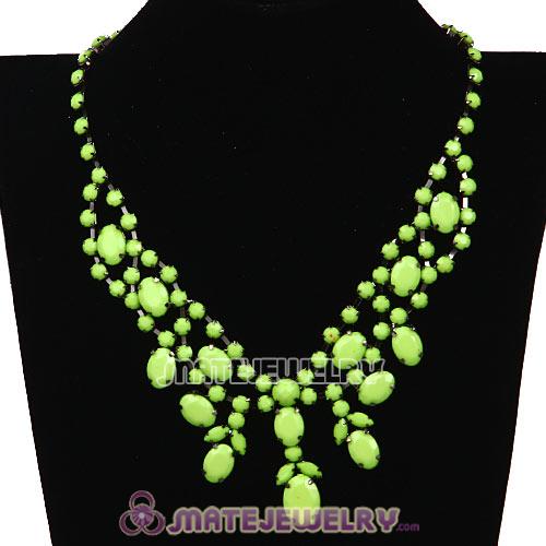 Chunky Multilayer Resin Choker Bib Necklaces Wholesale