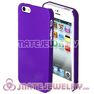 Ultra Slim Purple Frosted Hard Cover Cases For iPhone5 Gen 5th 5G