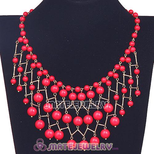Fashion Roseo Bauble Cascade Bib Necklaces Wholesale