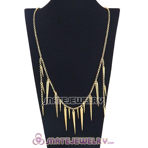 Wholesale Gold Plated CC SKYE Star Bar Spike Necklaces
