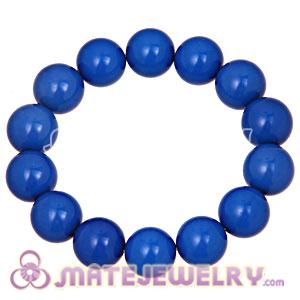 Wholesale Dark Blue Bead Bubble Bracelet 