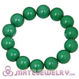 Wholesale Dark Green Bead Bubble Bracelet 