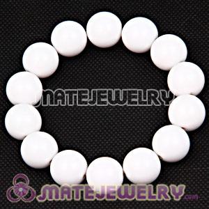 Wholesale White Bead Bubble Bracelet 