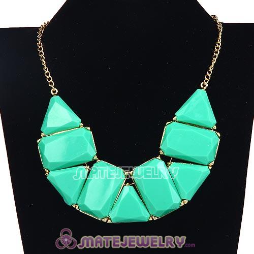 Wholesale Chunky Resin Geometry Choker Collar Necklace