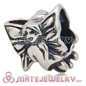 Sterling Silver Butterfly Fairy Bead Charm Fits European 