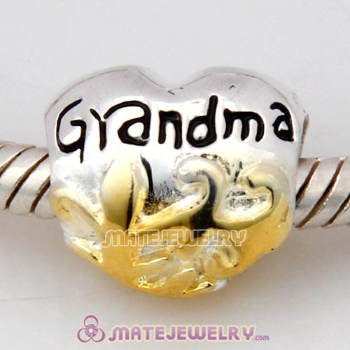 Sterling Silver Grandma Love bead