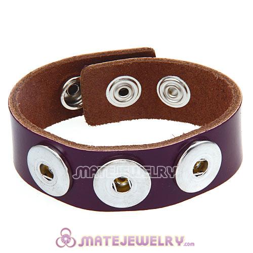 Wholesale Noosa Amsterdam Leather Bracelets Purple 