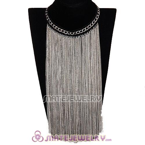 Costume Jewelry Necklace Tassel Choker Collar Bib Necklace
