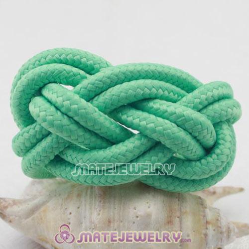 Handmade Weave Fluorescence Light Green Cotton Rope Bracelets