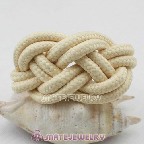 Handmade Weave Fluorescence off-white Cotton Rope Bracelets