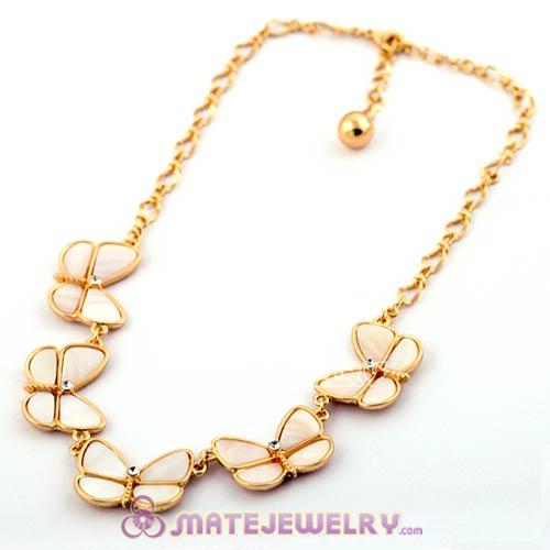 2013 Design Brand Nature Shell Butterfly Necklace