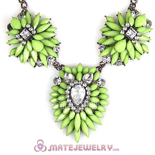 2013 Fashion Lollies Olivine Three Pendant Necklace
