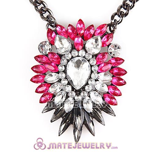 2013 Fashion Multi Color Crystal Pendant Necklaces