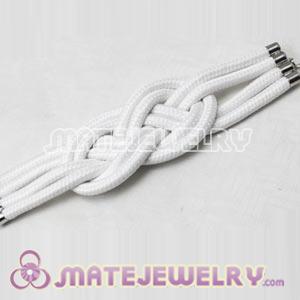 Handmade Weave Fluorescence White Cotton Rope Bracelets