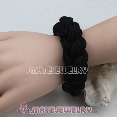 Handmade Weave Fluorescence Black Cotton Rope Bracelets