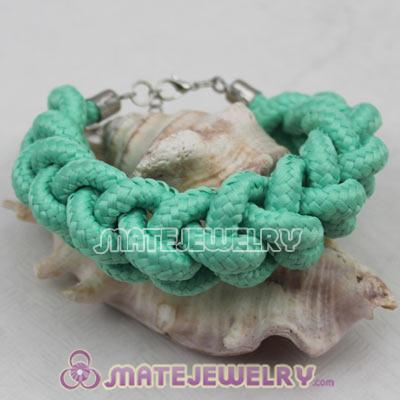 Handmade Weave Fluorescence Turquoise Cotton Rope Bracelets