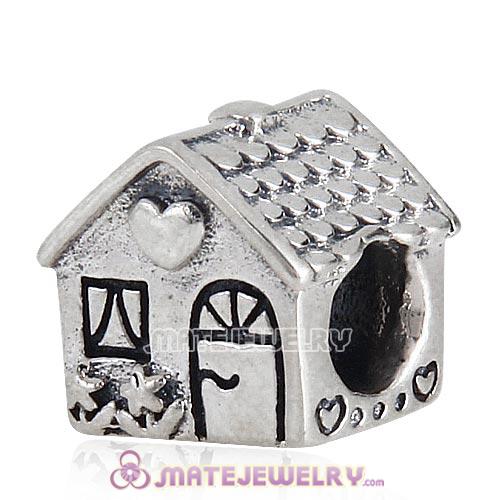 Sterling Silver Home Sweet Home Charm Beads European Style